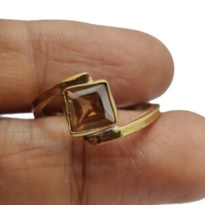 Brown Zircon Ring Stone Original Certified Cubic Zirconia Gemstone 2.25 Ct to 12.25 Ct