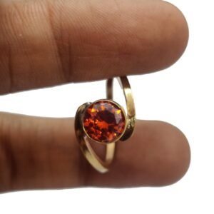 Red Zircon Ring Stone Original Certified Cubic Zirconia Gemstone 2.25 Ct to 12.25 Ct