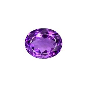 Kalyan Gems  Amethyst Stone Original Certified ( Katela ) Oval Cut Natural Jamunia Gemstone 2.25 Ct to 15 Ct