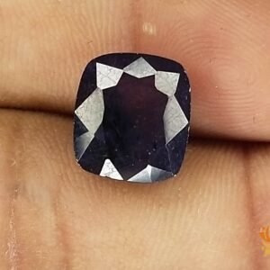 Kalyan Gems Natural Certified blue Sapphire neelam Gemstone 9.4 Carat cushion  Shape neelam gemstone