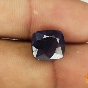 Kalyan Gems Natural blue Sapphire neelam  Gemstone Original    6.8 Carat cushion  Shape light blue sapphire