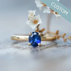 Kalyan Gems Panchadhatu Natural  Blue Sapphire Ring for Unisex 3.25 Ct to 12.25 Ct Certified Neelam Ring Adjustable