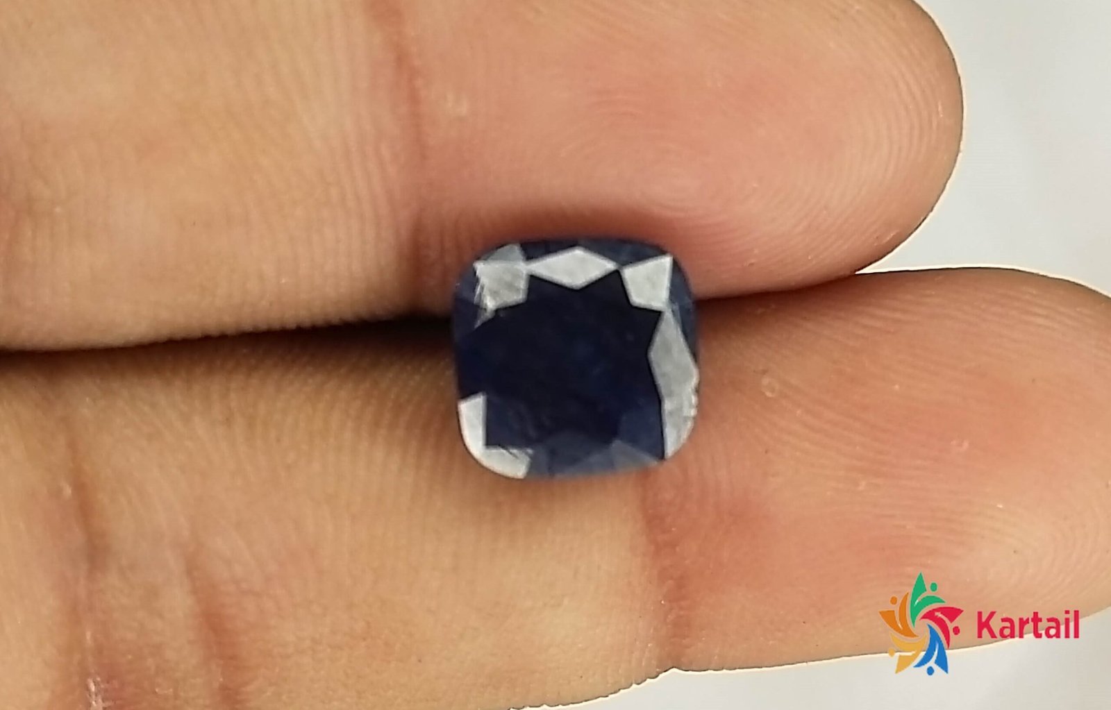 Best Quality Natural Shining blue Sapphire Gemstone 5.3 Carat blue sapphire value square Cut