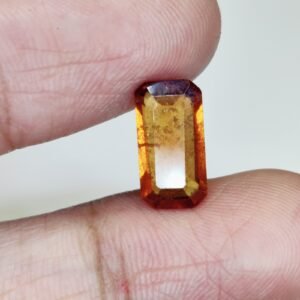 Certified Ceylon Gomed Gemstone Ð Authentic Natural Hessonite Garnet 3.15 Ct