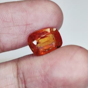 High-Quality Ceylon Gomed Stone Ð Lab Certified Natural Hessonite Garnet 4.1 Ct