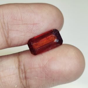 Certified Ceylon Gomed Gemstone Ð Authentic Natural Hessonite Garnet 3.85 Ct