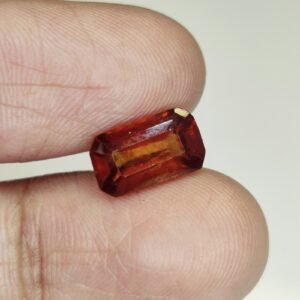 High-Quality Ceylon Gomed Stone Ð Lab Certified Natural Hessonite Garnet 3.45 Ct
