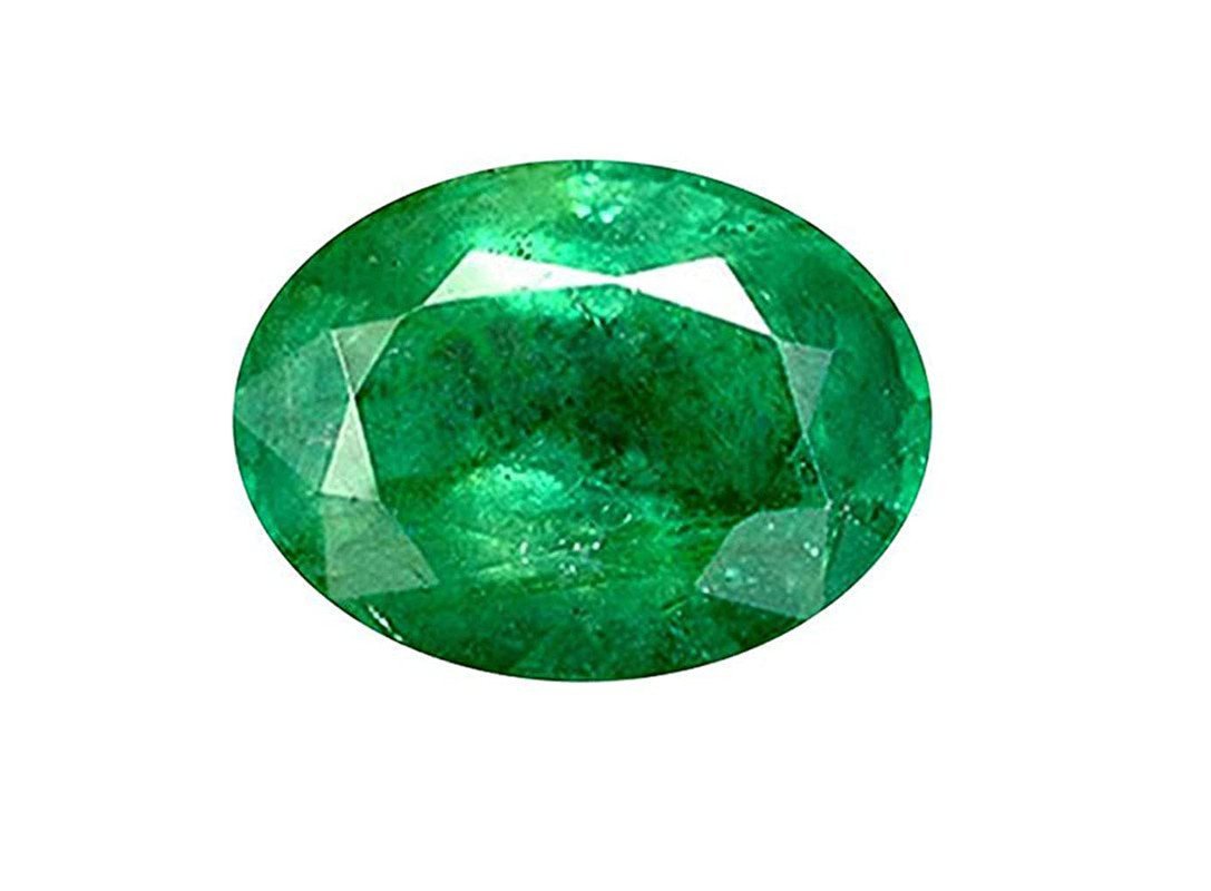 Kalyan Gems Emerald Stone Original ( Panna ) Oval Cut Certified Pacha Gemstone 2.25 Ct to 15 Ct