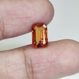 Ceylon Hessonite Garnet Ð Certified Loose Stone for Luxury Jewelry Creations 3.85 Ct