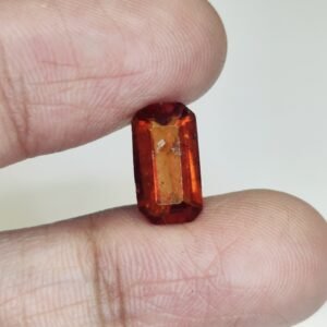 Finest Quality Ceylon Gomed Ð Certified Natural Hessonite Garnet Loose Stone 3.5 Ct