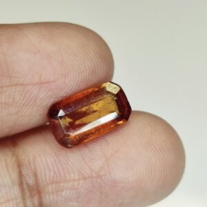 Sri Lankan Gomed Stone Ð Premium Certified Hessonite Garnet Loose Gem 2.55 Ct