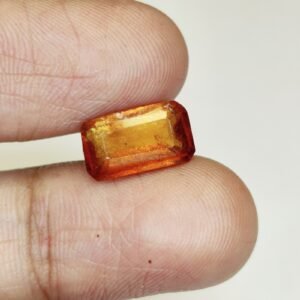 Handpicked Ceylon Hessonite Garnet Ð Certified Natural Loose Gemstone 3.15 Ct
