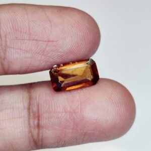 Sri Lankan Gomed Stone Ð Premium Certified Hessonite Garnet Loose Gem 1.95 Ct