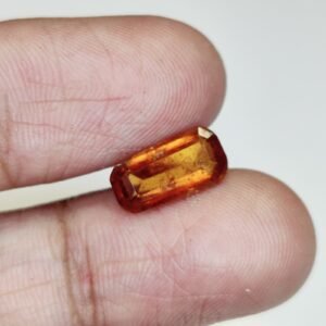 High-Energy Gomed Ð Certified Natural Hessonite Garnet for Meditation & Healing 2.75 Ct