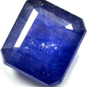 Natural blue Sapphire neelam GemStone 10 Carat loose blue sapphire square  Cut