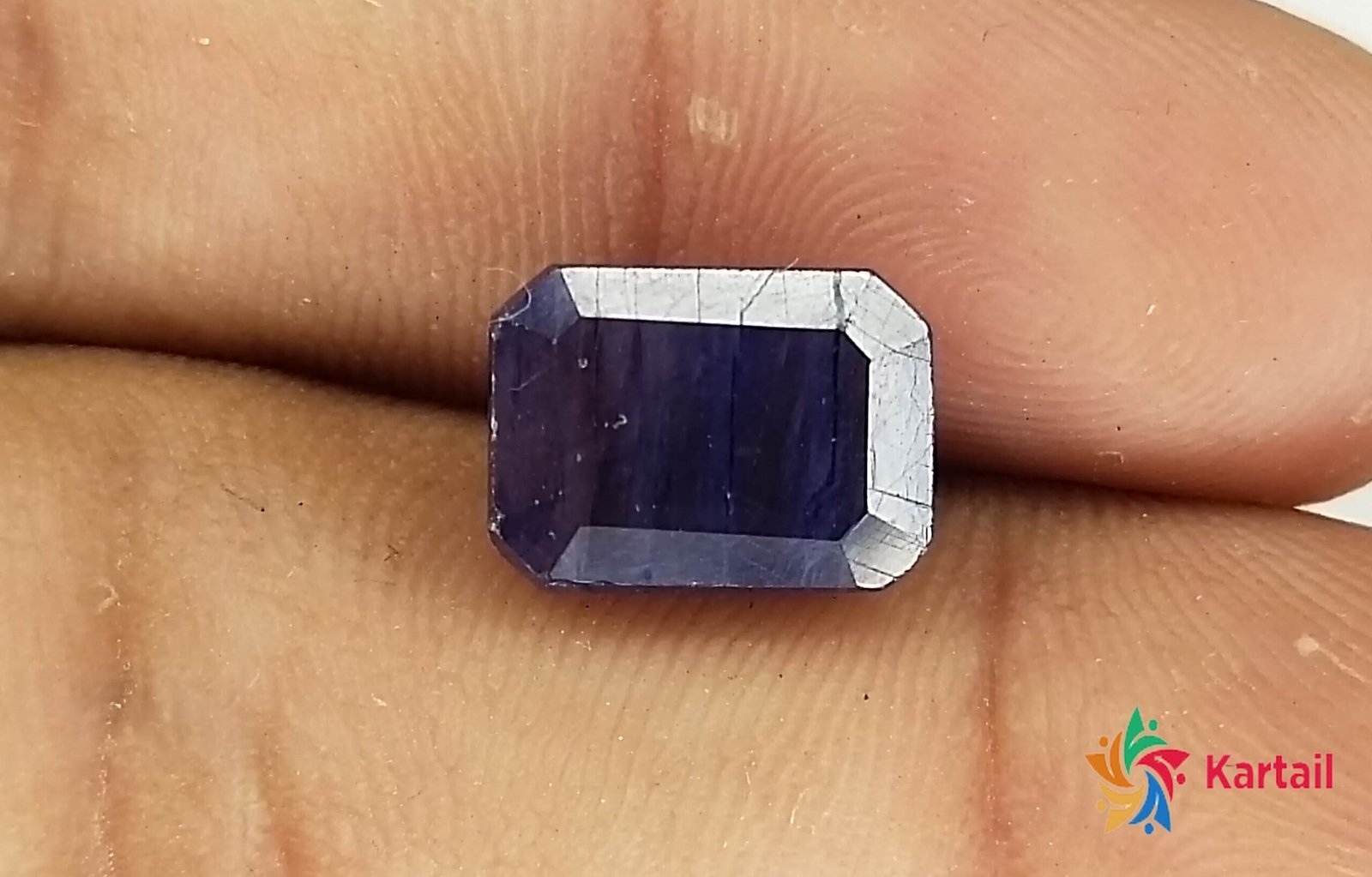 Kalyan Gems blue Sapphire neelam Oval Cut Natural Charming 5.5 Carat rectangular Shape blue sapphire gemstone