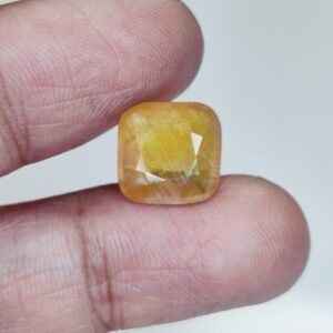 Buy Yellow Sapphire Gemstone for Personal & Professional Growth 6.65Ct