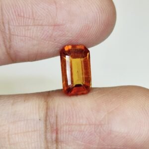 Natural Ceylon Gomed (Hessonite Garnet) Ð Certified Loose Gemstone for Rings & Pendants 3.05 Ct