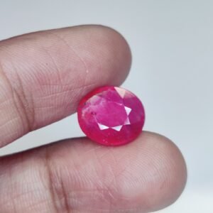 Elegant Ruby Birthstone Jewelry - Lab Certified 4.65 Ct