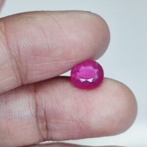Oval Ruby (Manik) Stone for Engagement Rings 2.15 Ct