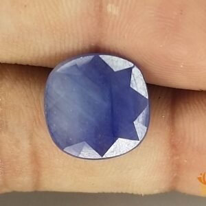 Kalyan Gems Blue Sapphire Neelam Loose Natural Certified cylone Mines Precious Neelam Gemstone 7.5 Carat Oval Shape neelam stone