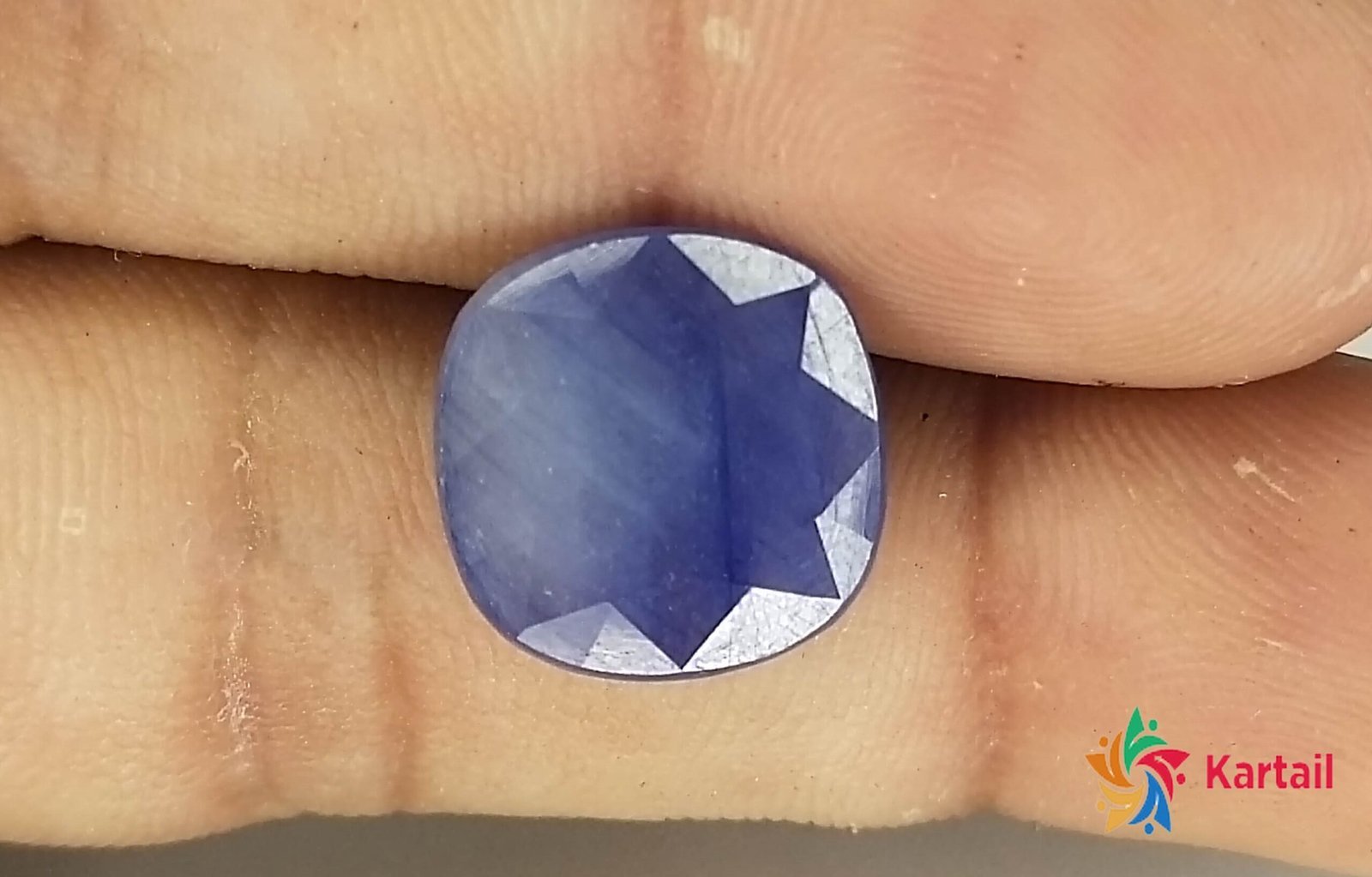 Kalyan Gems Blue Sapphire Neelam Loose Natural Certified cylone Mines Precious Neelam Gemstone 7.5 Carat Oval Shape neelam stone