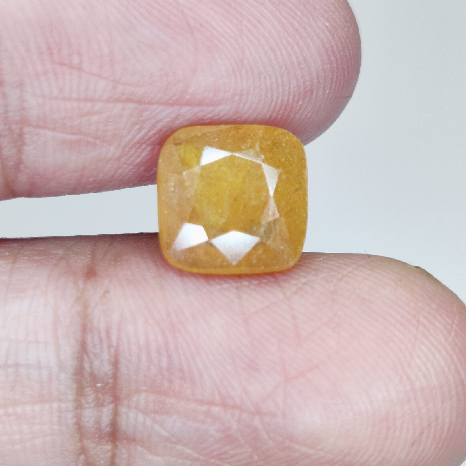 Buy Lab-Certified Yellow Sapphire for Prosperity & Wealth 4.9Ct