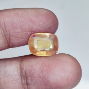 Genuine Pushyaragam Stone for Peace & Prosperity 5.65Ct