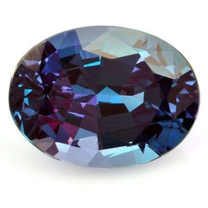 Kalyan Gems  Alexandrite Stone Original Certified Lab Created Oval color changing Gemstone 2.25 Ct to 15 Ct
