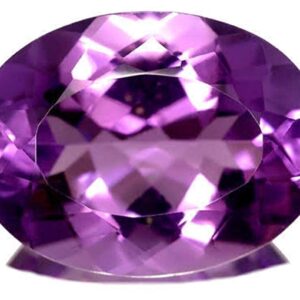 Kalyan Gems  Amethyst Stone Original Certified ( Katela ) Oval Cut Natural Jamunia Gemstone 2.25 Ct to 15 Ct