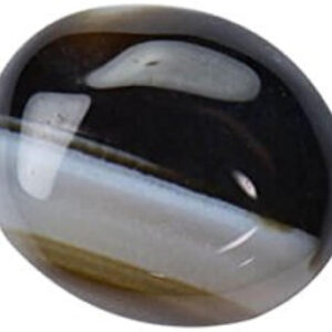 Kalyan Gems  Black Onyx Stone Original Oval Cut Certified Hakik Gemstone 2.25 Ct to 21 Ct