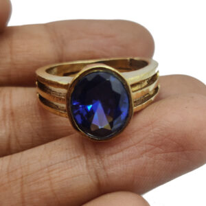 Blue Sapphire Ring Stone Original Certified Neelam Gemstone 2.25 Ct to 12.25 Ct Adjustable