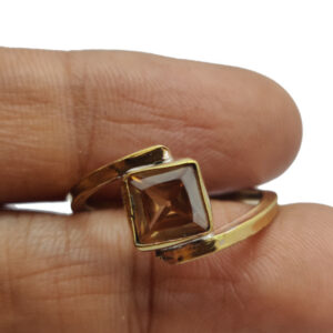 Brown Zircon Ring Stone Original Certified Cubic Zirconia Gemstone 2.25 Ct to 12.25 Ct