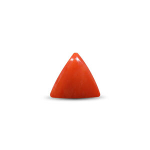 GRA Certified   Red Coral Gemstone Original Certified ( lal moonga ) Triangle Shape  Munga Gemstone 2.25 Carat to 16.25 Carat