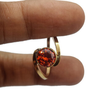 Red Zircon Ring Stone Original Certified Cubic Zirconia Gemstone 2.25 Ct to 12.25 Ct