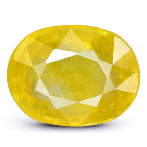 Kalyan Gems  Yellow Sapphire Original Oval Cut Certified  2.25 Ct to 15 Ct
