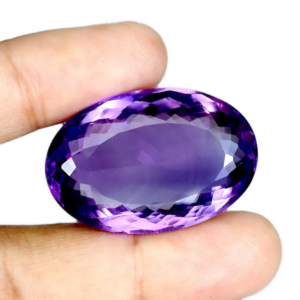 Natural Certified Katela Gemstone Original  Oval Purple Natural Amethyst stone 2.25 Carat to 15.25 Carat