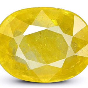 Natural Pukhraj Gemstone Original Certified Yellow Sapphire Gemstone Kanakapushyaragam 2.25 Ct to 15.25 Ct