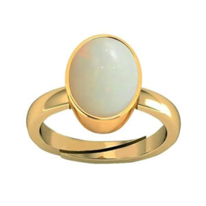 Panchadhatu Opal Ring Adjustable Natural Opal Certified Stone 3.25 Ct to 15 Ct