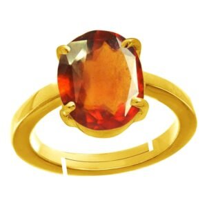 Hessonite Garnet Ring