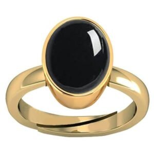 Sulemani Hakik Stone panchadhatu Original Black Onyx ring certified Natural  Stone