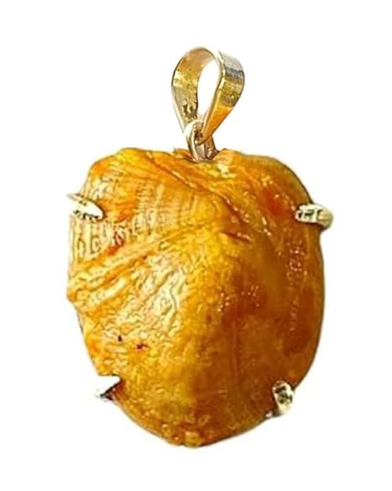 Machh Mani Pendant stone Certified Natural Panchdhatu Silver By Kalyan Gems