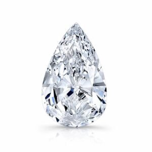 GRA Certified Moissanite Stone Original  Pear - Brilliant Cut