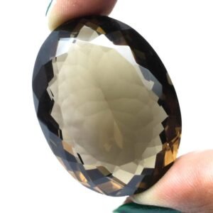 Smoky Quartz Stone Original  Oval Cut Certified Smoky Quartz Gemstone 2.25 Ct to 15 Ct