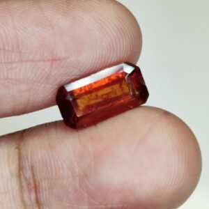 100% Natural Hessonite Garnet (Gomed) Ð Lab Certified Loose Gemstone 3.15 Ct