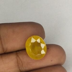 buy pukhraj online 7.25 Carat Original Certified Natural AAAA+  SuperFine Quality Loose Yellow Saaphire Pukhraj  Online