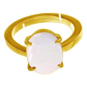 Certified Opal Ring Adjustable Panchdhatu Natural Opal Certified Stone 3.25 Ct to 15 Ct