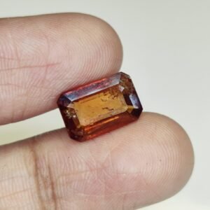 Ceylon Gomed (Hessonite Garnet) Ð Lab Certified Gemstone for Success & Wealth 4.9 Ct