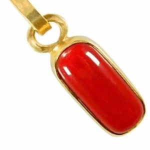 Panchadhatu Natural Red Coral Pendant Oval for Unisex 3.25 Ct to 12.25 Ct Certified Moonga  Pendant Adjustable