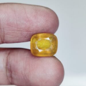 Authentic Kanakapushyaragam (Yellow Sapphire) for Happiness & Prosperit 5:10Ct